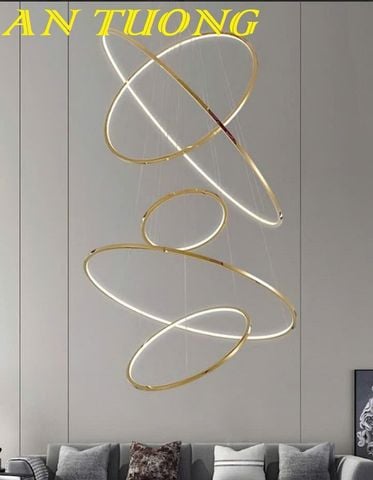  Đèn thả trang trí phòng khách đẹp đơn giản hiện đại 049 