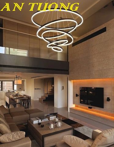  Đèn thả trang trí phòng khách đẹp đơn giản hiện đại 055 