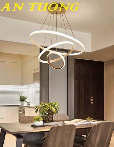 Đèn thả trang trí phòng khách đẹp đơn giản hiện đại