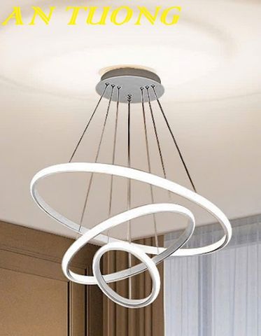 Đèn thả trang trí phòng khách đẹp đơn giản hiện đại