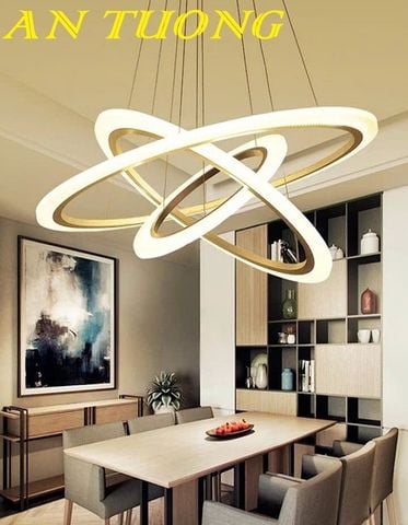 Đèn thả trang trí phòng khách đẹp đơn giản hiện đại