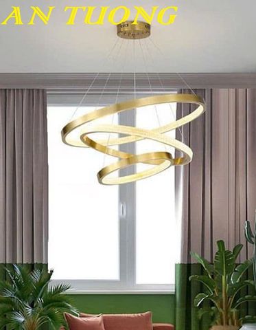 Đèn thả trang trí phòng khách đẹp đơn giản hiện đại