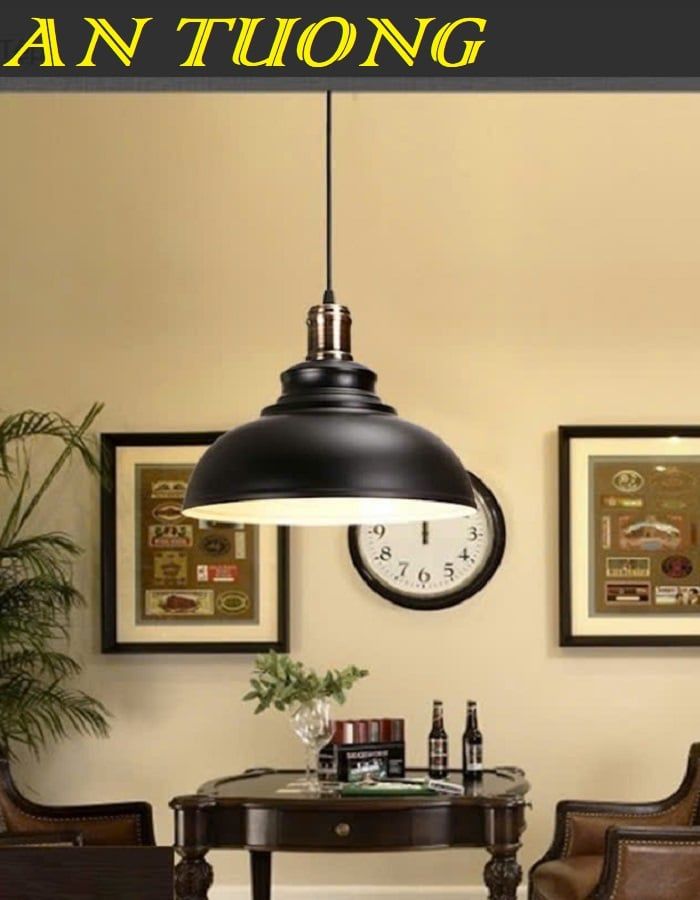 Đèn thả trang trí quán cafe đẹp treo trần 042