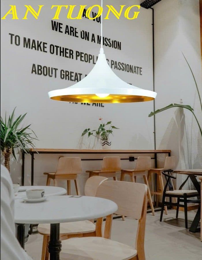 Đèn thả trang trí quán cafe đẹp treo trần 043