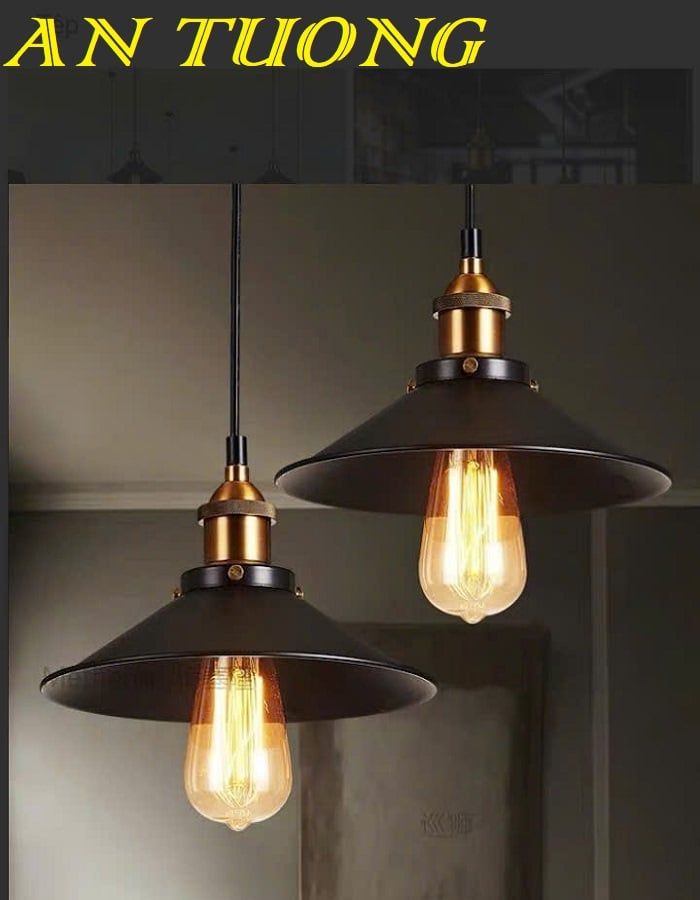 Đèn thả trang trí quán cafe đẹp treo trần 044