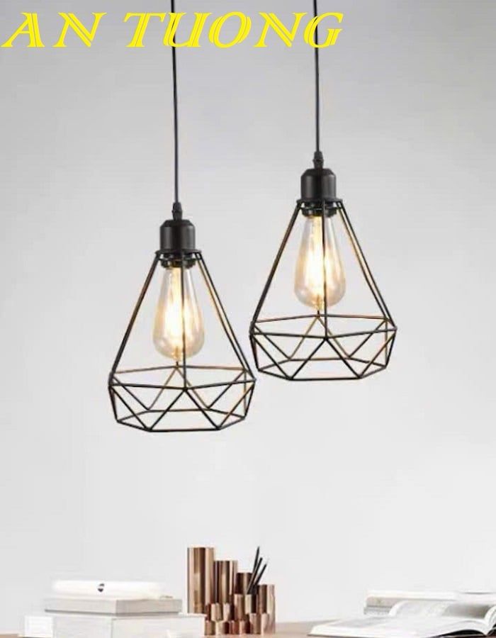 Đèn thả trang trí quán cafe đẹp treo trần 048