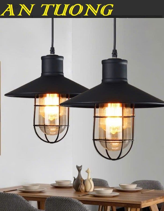 Đèn thả trang trí quán cafe đẹp treo trần 051