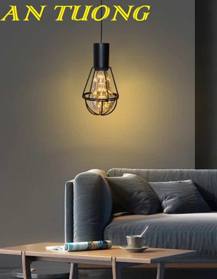 Đèn thả trang trí quán cafe đẹp treo trần 053