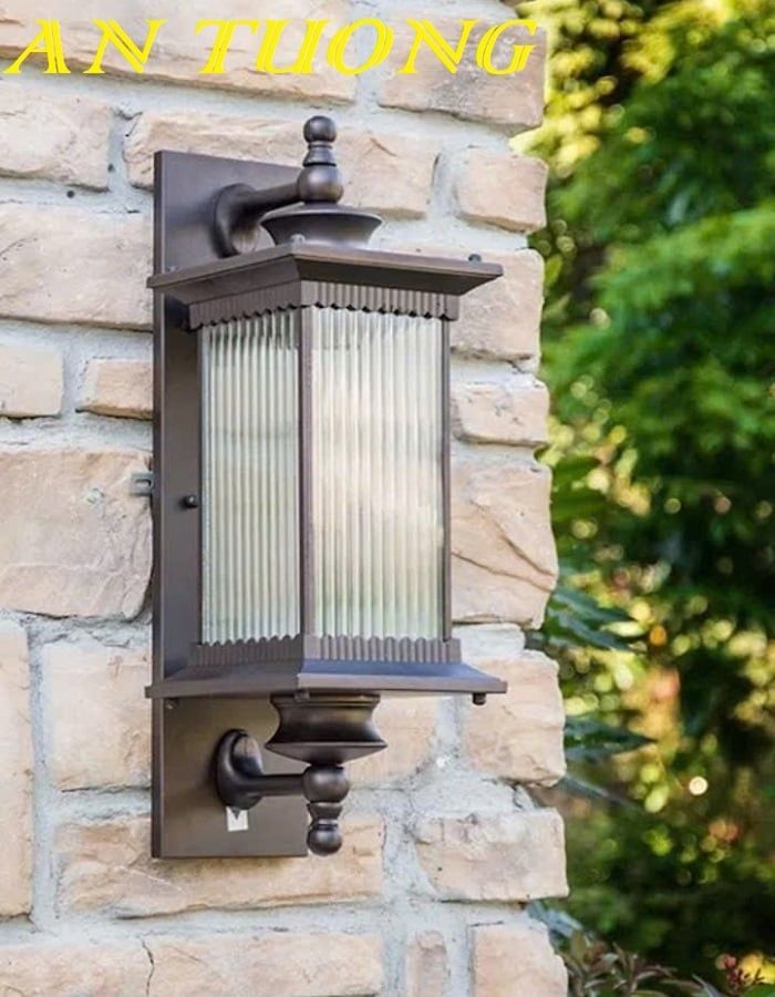 Đèn treo tường cổ điển ngoài trời trang trí ngoại thất sân vườn đẹp 001
