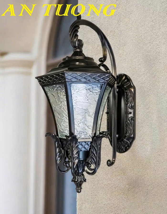 Đèn treo tường cổ điển ngoài trời trang trí ngoại thất sân vườn đẹp 003
