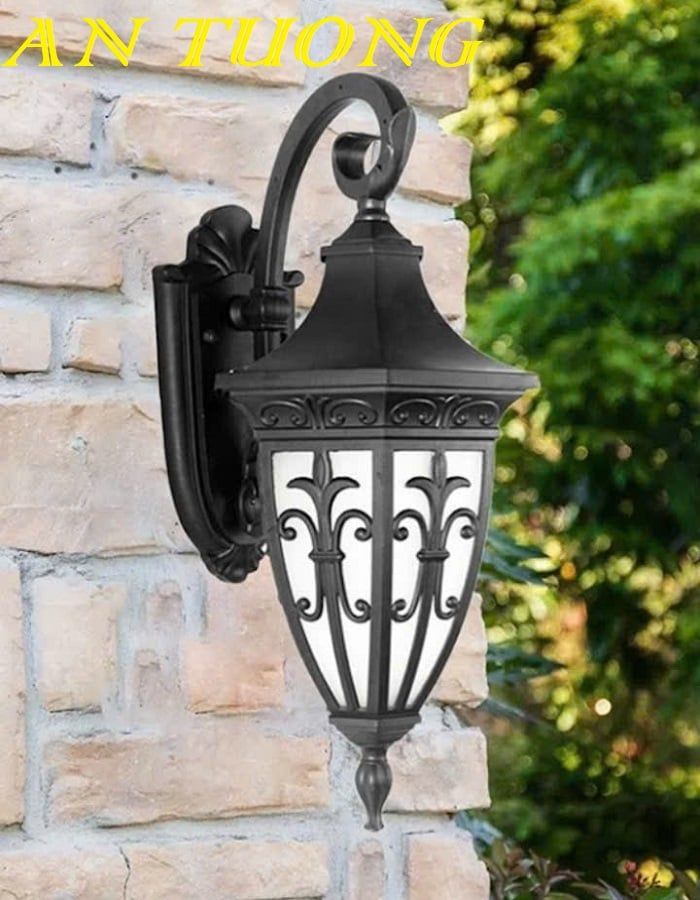 Đèn treo tường cổ điển ngoài trời trang trí ngoại thất sân vườn đẹp 004