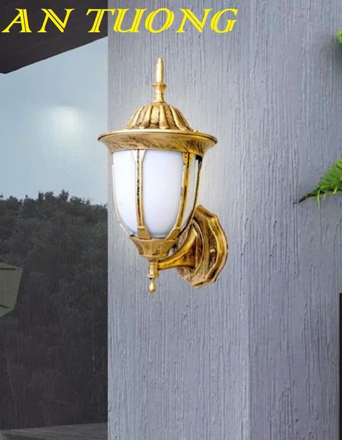 Đèn treo tường cổ điển ngoài trời trang trí ngoại thất sân vườn đẹp 012
