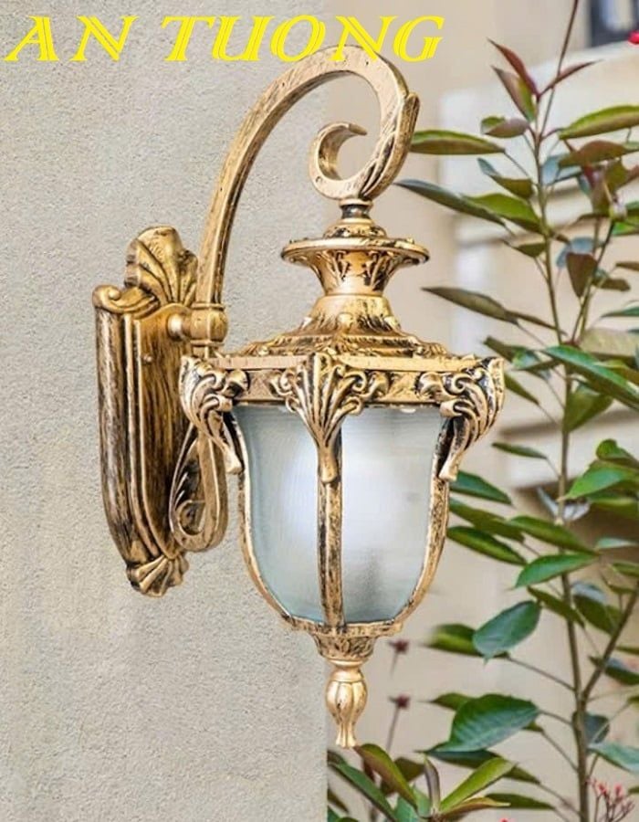 Đèn treo tường cổ điển ngoài trời trang trí ngoại thất sân vườn đẹp 014