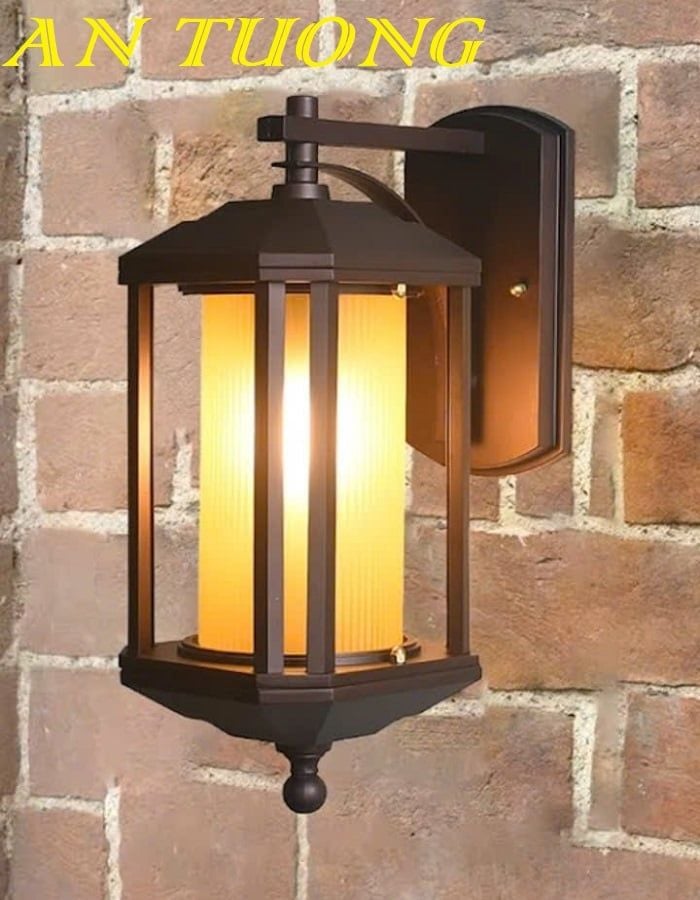 Đèn treo tường cổ điển ngoài trời trang trí ngoại thất sân vườn đẹp 025