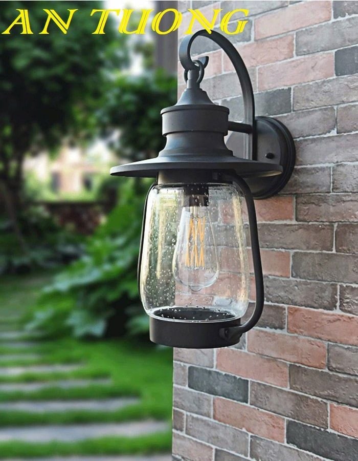 Đèn treo tường cổ điển ngoài trời trang trí ngoại thất sân vườn đẹp 034