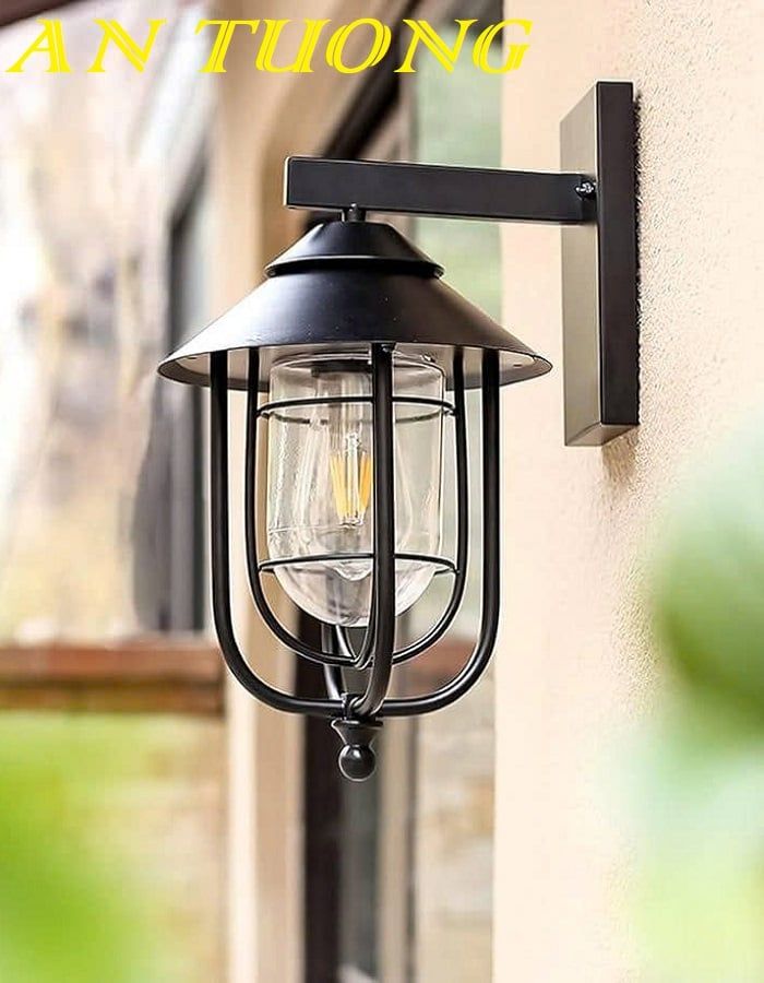 Đèn treo tường cổ điển ngoài trời trang trí ngoại thất sân vườn đẹp 035