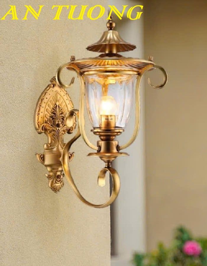 Đèn treo tường cổ điển ngoài trời trang trí ngoại thất sân vườn đẹp 014