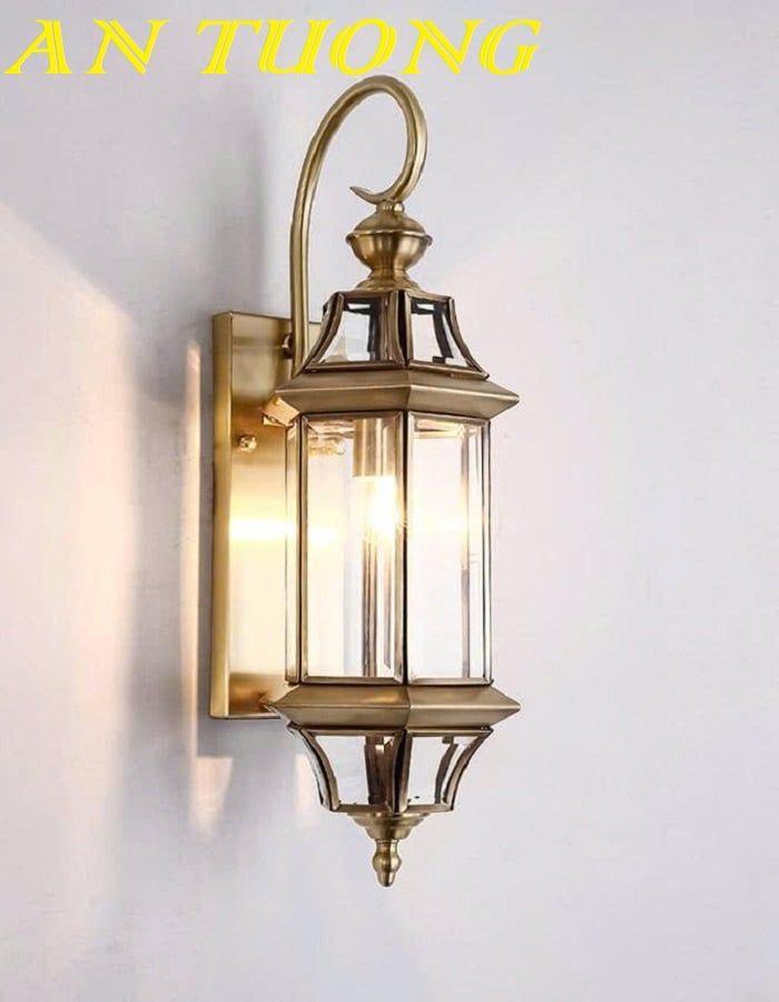 Đèn treo tường cổ điển ngoài trời trang trí ngoại thất sân vườn đẹp 015