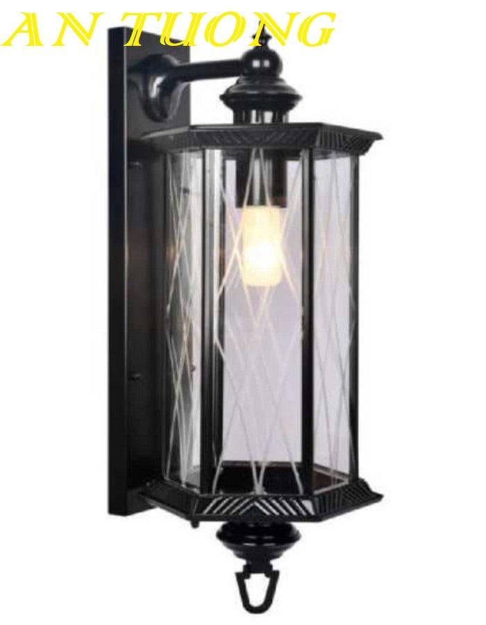 Đèn treo tường cổ điển ngoài trời trang trí hàng rào sân vườn đẹp 067
