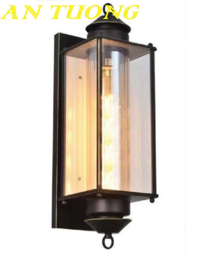 Đèn treo tường cổ điển ngoài trời trang trí hàng rào sân vườn đẹp 068