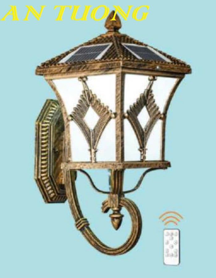 Đèn treo tường cổ điển ngoài trời trang trí hàng rào sân vườn đẹp 077