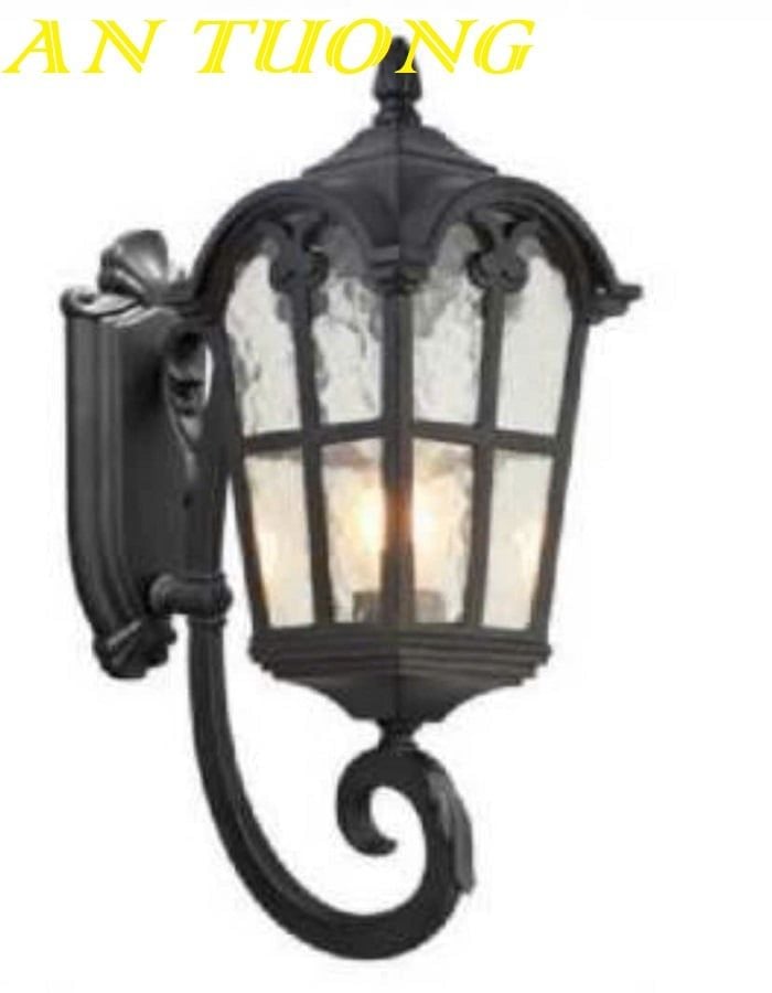 Đèn treo tường cổ điển ngoài trời trang trí hàng rào sân vườn đẹp 093