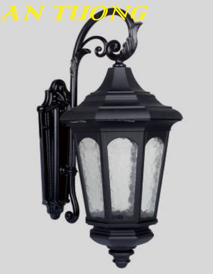 Đèn treo tường cổ điển ngoài trời trang trí hàng rào sân vườn đẹp 027