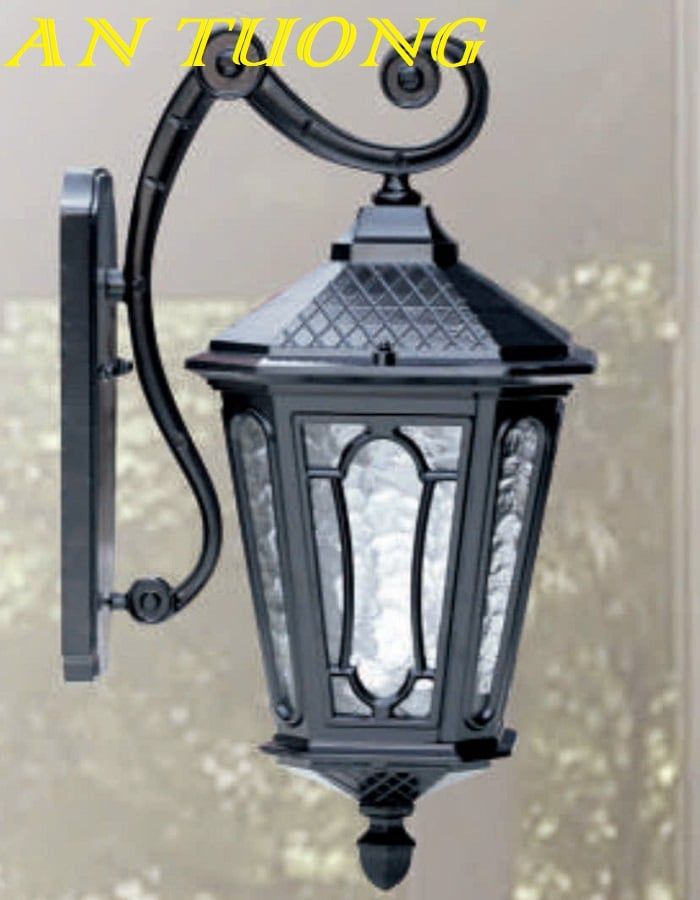 Đèn treo tường cổ điển ngoài trời trang trí hàng rào sân vườn đẹp 033