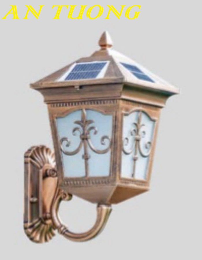 Đèn treo tường cổ điển ngoài trời trang trí hàng rào sân vườn đẹp 058