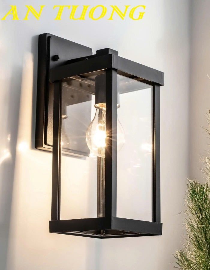 Đèn treo tường cổ điển ngoài trời trang trí hàng rào sân vườn đẹp 0108