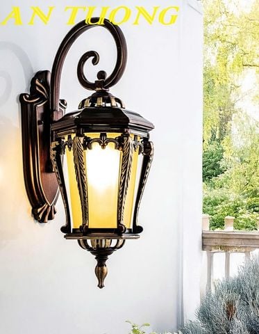  Đèn treo tường cổ điển ngoài trời trang trí hàng rào sân vườn đẹp 0109 