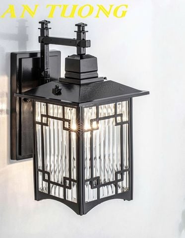  Đèn treo tường cổ điển ngoài trời trang trí hàng rào sân vườn đẹp 095 