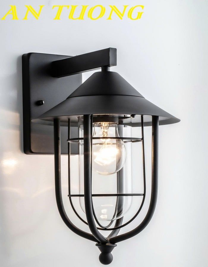 Đèn treo tường ngoài trời trang trí tường hàng rào sân vườn đẹp 063
