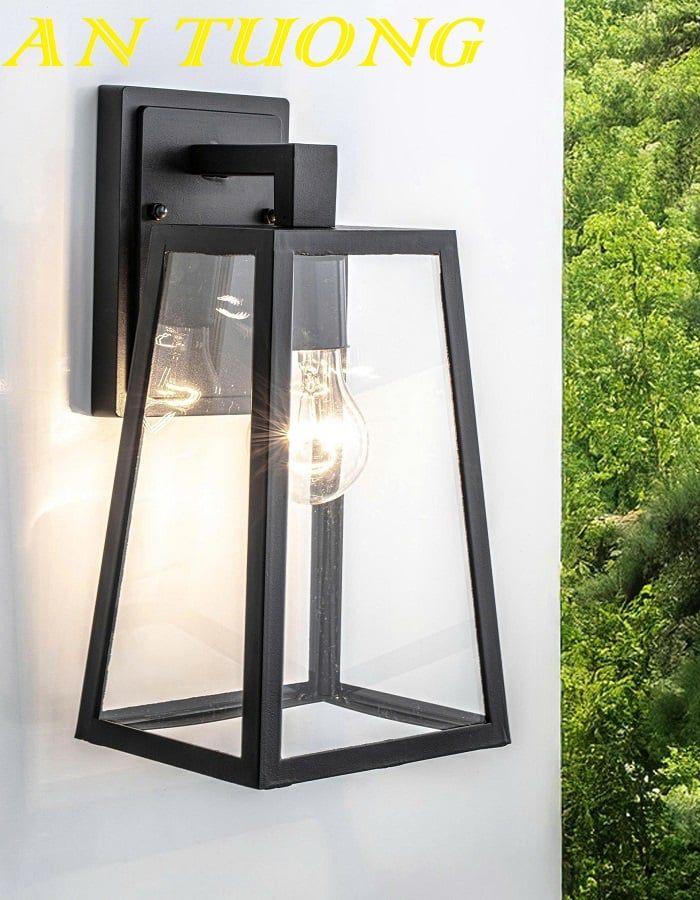 Đèn treo tường ngoài trời trang trí tường hàng rào sân vườn đẹp 069
