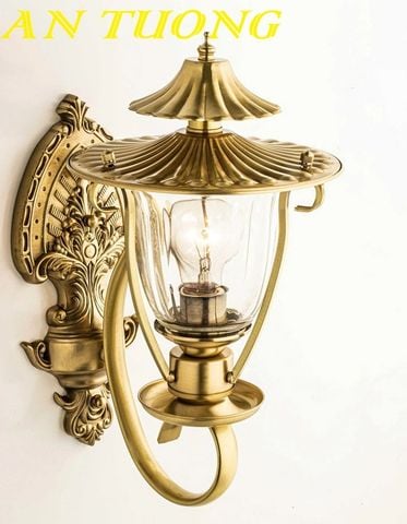  Đèn treo tường ngoài trời trang trí tường hàng rào sân vườn đẹp 070 