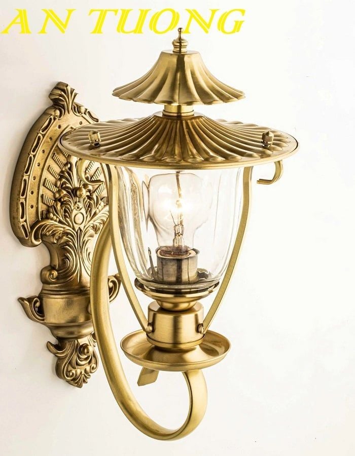 Đèn treo tường ngoài trời trang trí tường hàng rào sân vườn đẹp 070