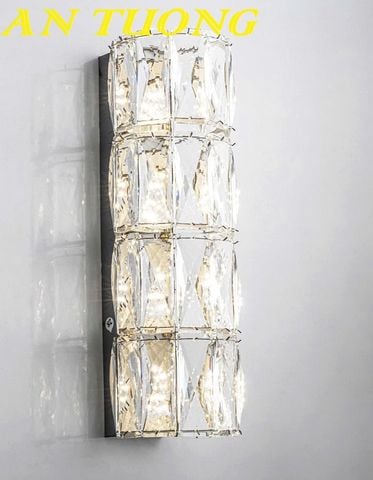 Đèn treo tường pha lê đẹp trang trí phòng khách hiện đại