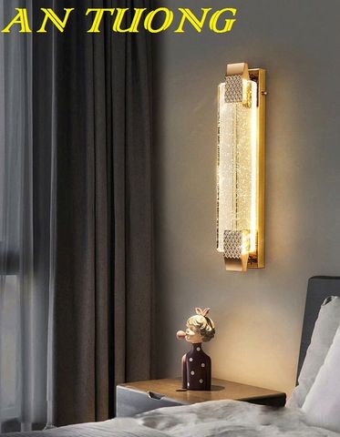 Đèn treo tường pha lê đẹp trang trí phòng khách hiện đại