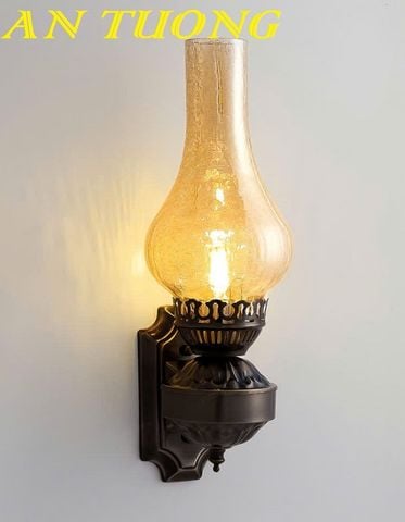  Đèn treo tường phòng thờ đẹp kiểu đèn dầu cổ điển trang trí phòng thờ 010 