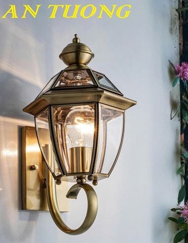  Đèn treo tường cổ điển ngoài trời trang trí mặt tiền ban công 0352 
