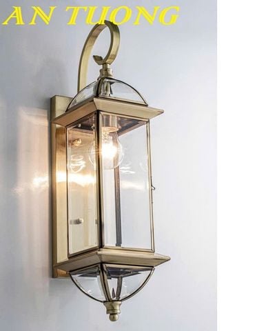  Đèn treo tường cổ điển ngoài trời gắn trụ cổng tường rào 0354 