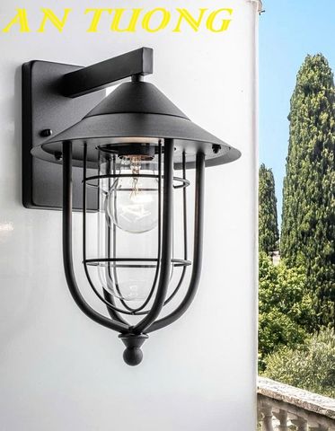  Đèn treo tường trang trí mặt tiền sân vườn ngoài trời 0356 