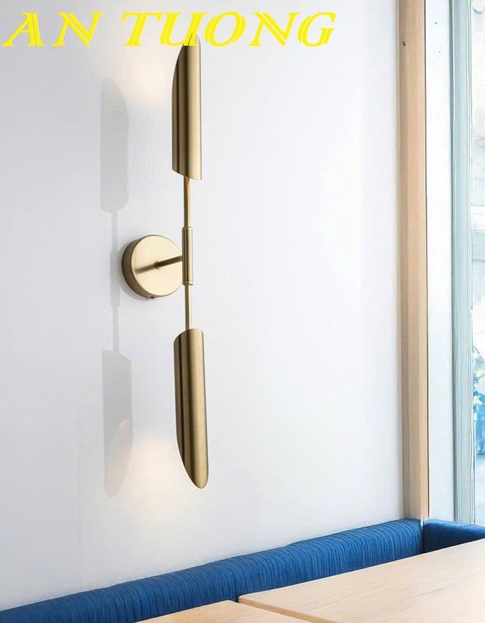 Đèn treo tường hắt sáng 2 đầu trang trí nội thất 0375