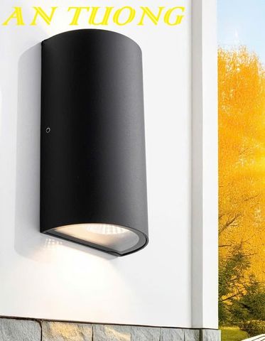  Đèn treo tường hắt sáng 2 đầu ngoài trời 0418 