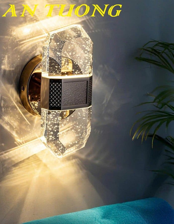 Đèn treo tường vách trang trí pha lê cao cấp 0431