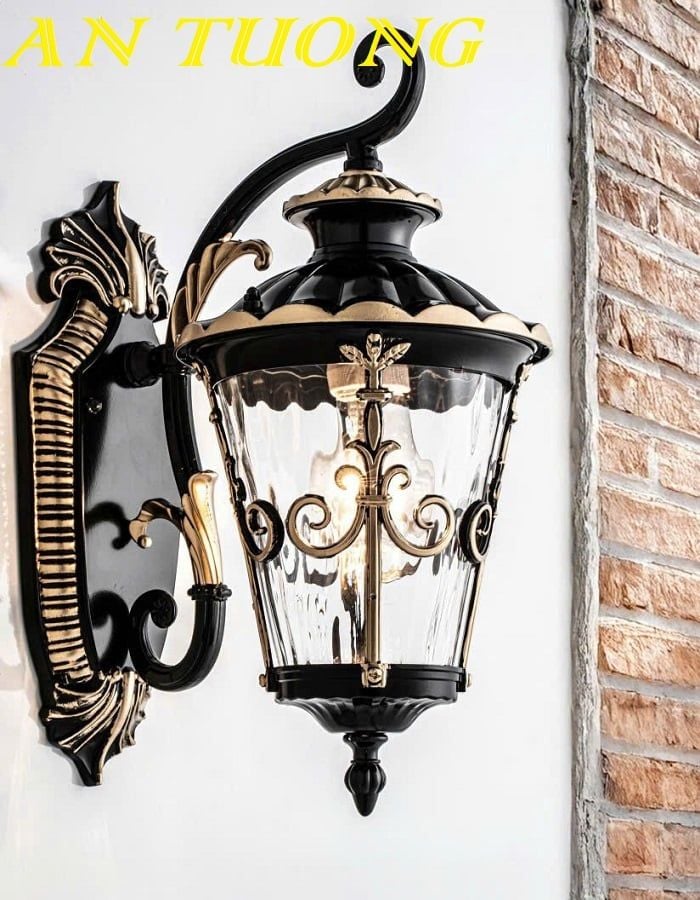 Đèn treo tường cổ điển trang trí mặt tiền nhà ngoại thất 0440
