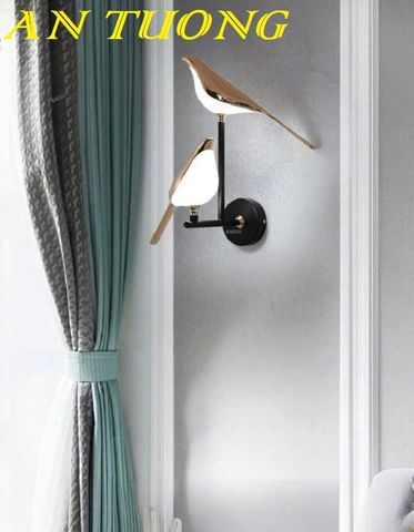  Đèn treo tường trang trí 2 con chim 0446 