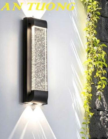  Đèn treo tường hắt sáng 2 đầu trang trí ngoài trời 0489 