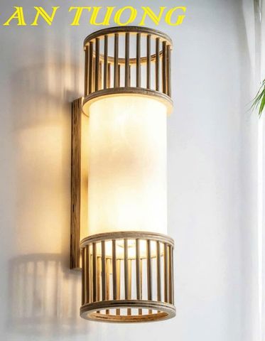  Đèn treo tường mây tre trang trí 0544 