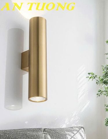  Đèn treo tường hắt sáng 2 đầu trang trí ngoài trời 0550 